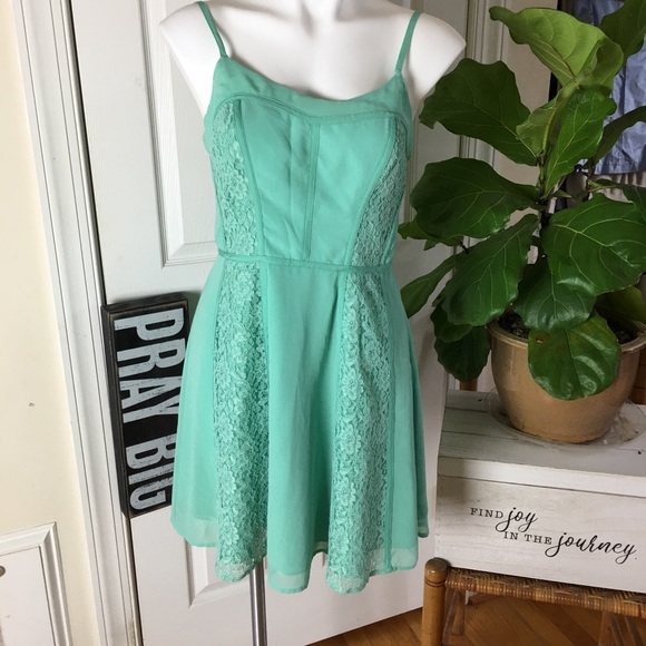 LC LAUREN CONRAD skinny strap dress sz 8 - Picture 2 of 8